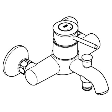 GROHE 23787000 - Badkarsblandare START CLASSIC DN 15, blank krom