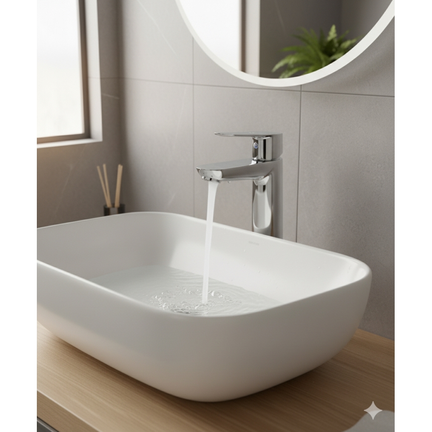 GROHE 23803000 - EUROSMART tvättställsblandare, blank krom