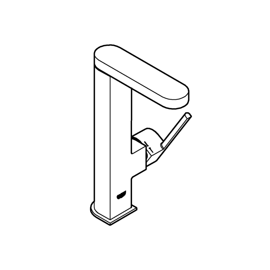 GROHE 23873003 - Tvättställsblandare PLUS storlek L blank krom