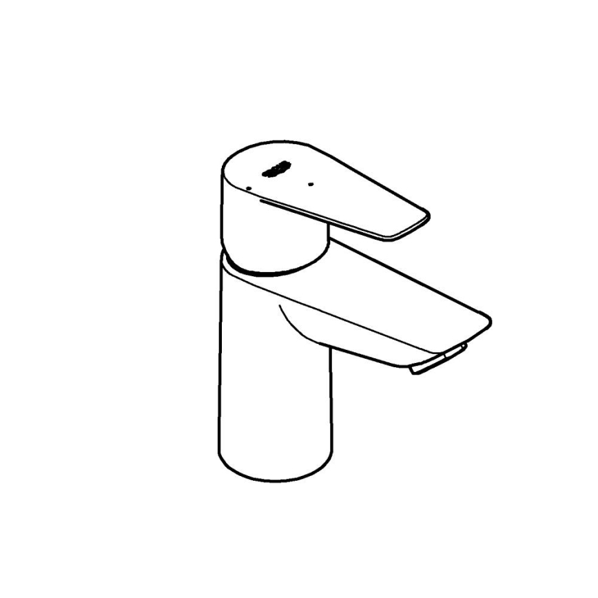 GROHE 23900001 - Tvättställsblandare START EDGE, storlek S, polerad krom