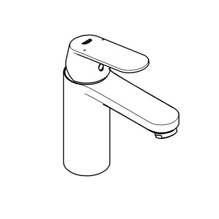 GROHE 23926000 - Tvättställsblandare DN 15, storlek M, polerad krom