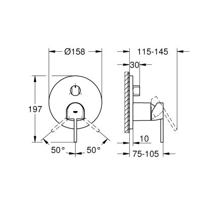 GROHE 24093003 - PLUS-blandare i polerad krom