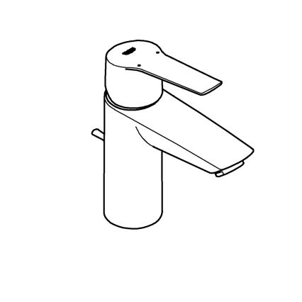 GROHE 242092432 - Tvättställsblandare QUICKFIX START 165 mm svart