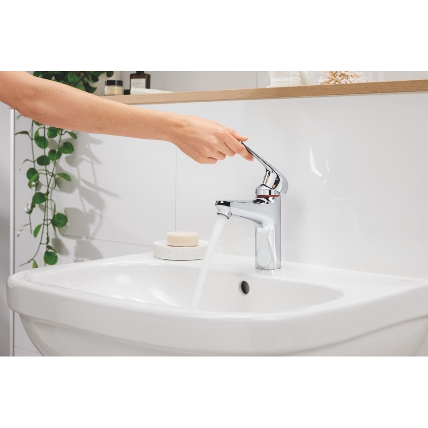 GROHE 24327001 - SWIFT tvättställsblandare, storlek M, polerad krom