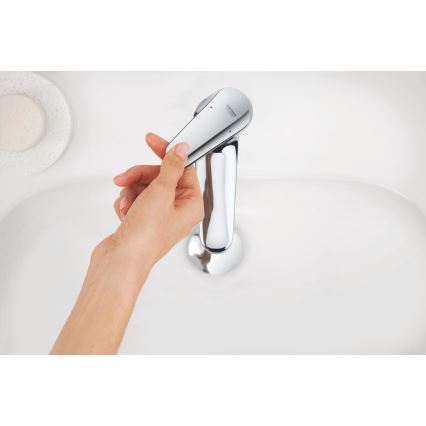 GROHE 24327001 - SWIFT tvättställsblandare, storlek M, polerad krom