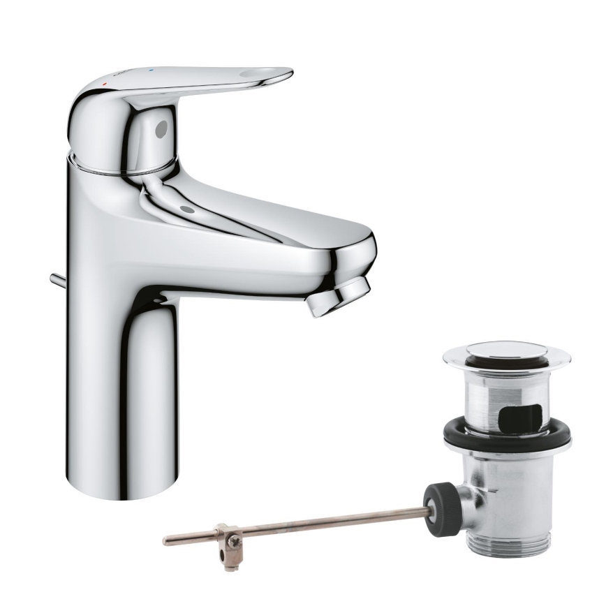 GROHE 24328001 - Tvättställsblandare SWIFT 179 mm blank krom