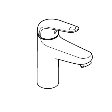 GROHE 24329001 - Tvättställsblandare SWIFT DN 15 blank krom