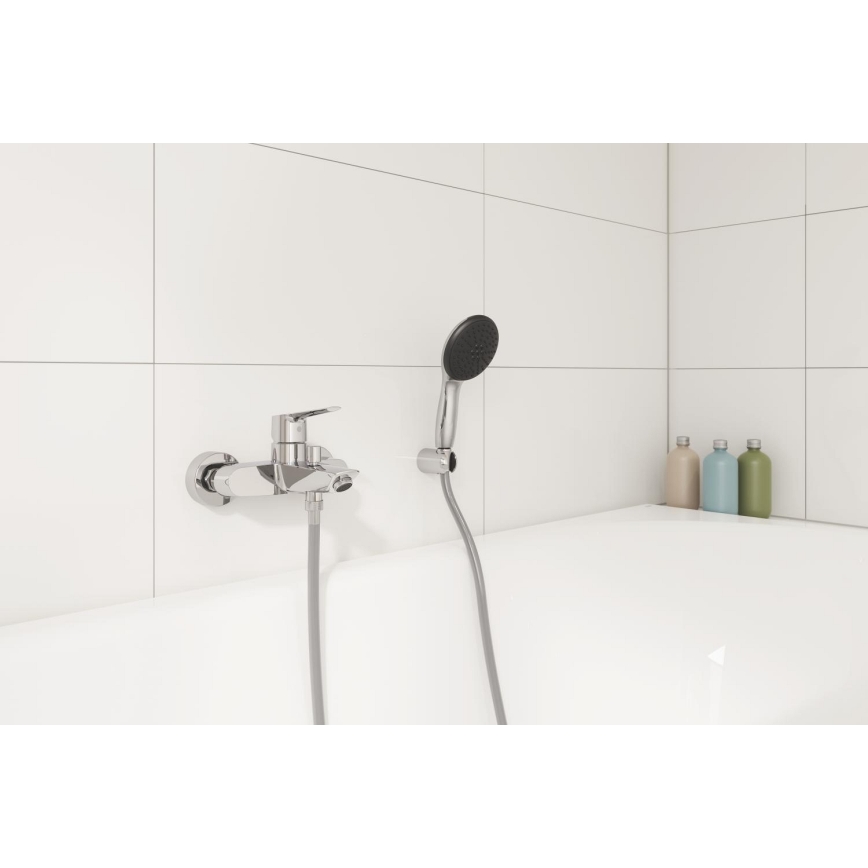 GROHE 25283002 - Badkarsblandare med tillbehör DN 15 i blank krom