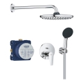 GROHE 25293000 - Duschset START EDGE 250 mm blank krom