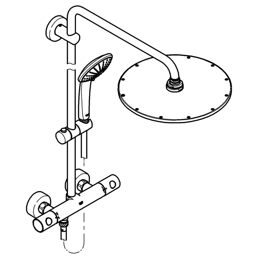GROHE 26075DL0 - Duschsystem EUPHORIA SYSTEM 310, brons