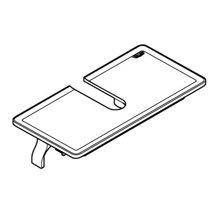 GROHE 26362LN1 - EUPHORIA-hylla 150 mm vit