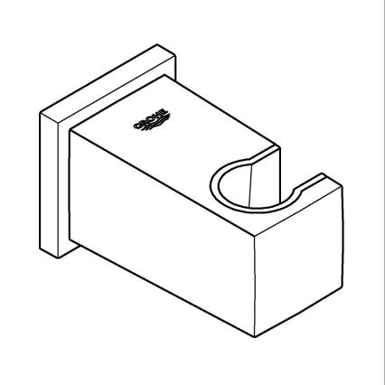 GROHE 26370000 - Vägganslutning EUPHORIA CUBE DN 15 polerad krom