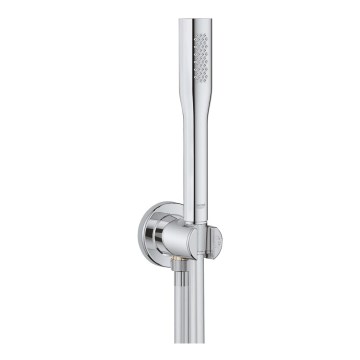 GROHE 26404000 - Handdusch STICK med duschslang och väggfäste, blankkrom
