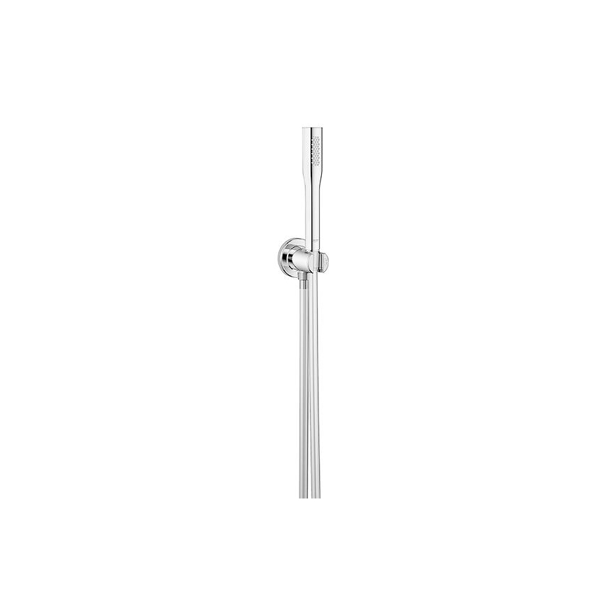 GROHE 26404000 - Handdusch STICK med duschslang och väggfäste, blankkrom