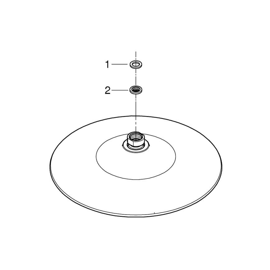 GROHE 26455000 - Duschhuvud EUPHORIA 260, 260 mm, blank krom