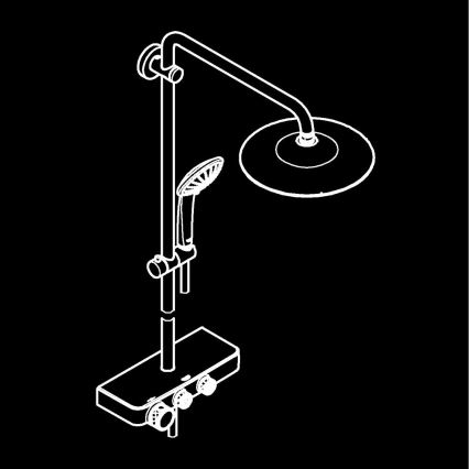 GROHE 26509000 - EUPHORIA SMARTCONTROL 260 mm duschsystem i polerad krom