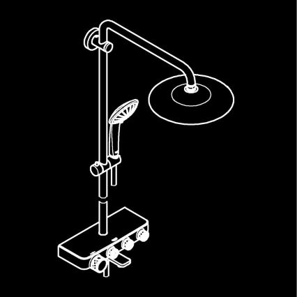 GROHE 26510000 - Duschsystem EUPHORIA SMARTCONTROL 450 mm polerad krom