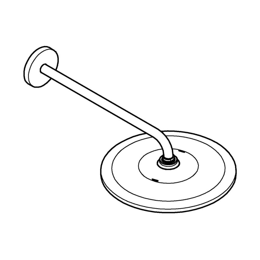 GROHE 26558000 - Set med takdusch RAINSHOWER MONO 310 422 mm polerad krom