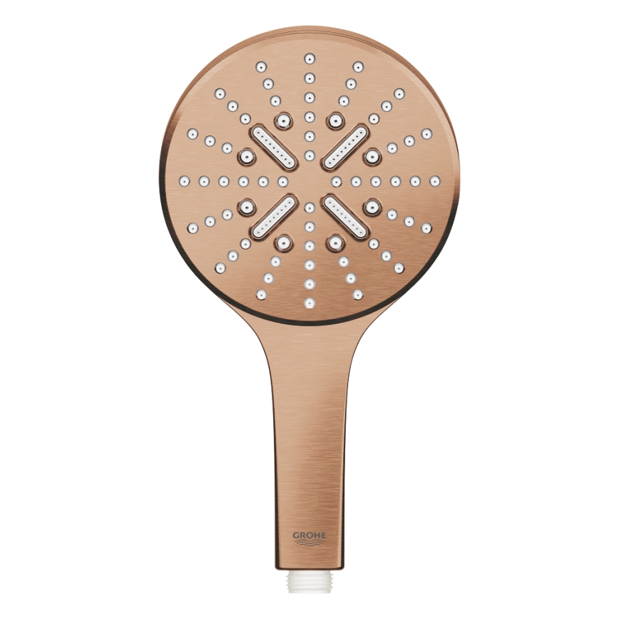 GROHE 26574DL0 - Handdusch RAINSHOWER SMARTACTIVE 130 mm borstad koppar
