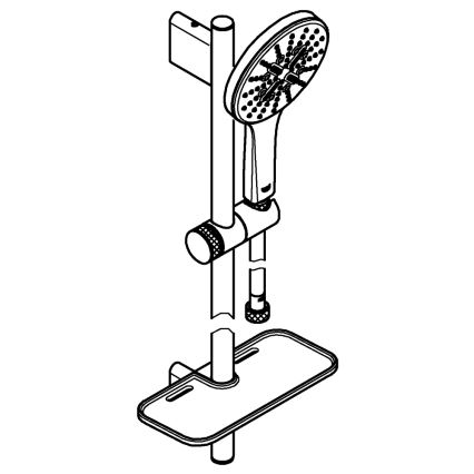 GROHE 26579LS0 - Duschset RAINSHOWER SMARTACTIVE 130 900 mm polerad krom