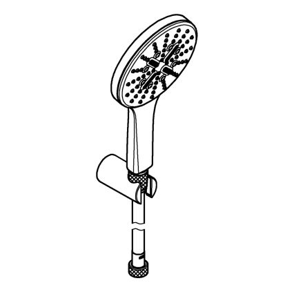 GROHE 26581000 - Duschset RAINSHOWER SMARTACTIVE 130 1500 mm krom