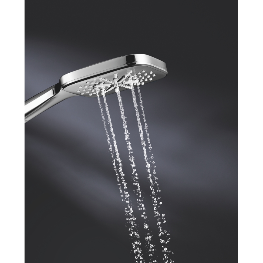 GROHE 26582000 - Handdusch RAINSHOWER SMARTACTIVE 130 CUBE blank krom