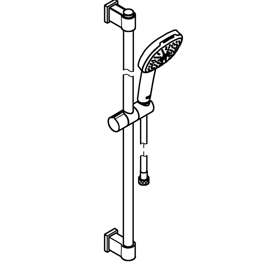 GROHE 26930001 - Duschset VITALIO COMFORT 110 900 mm i blankkrom