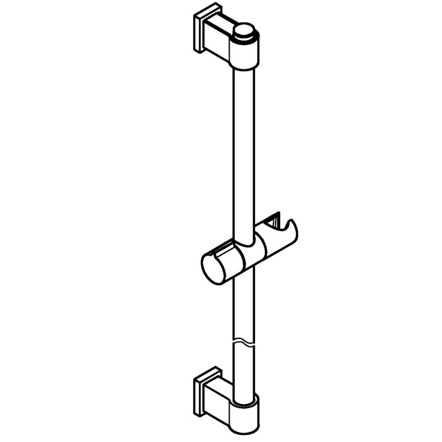 GROHE 26961001 - Duschstång VITALIO UNIVERSAL 900 mm, glänsande krom