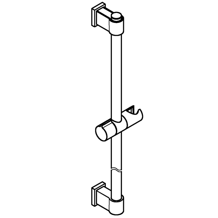 GROHE 26970001 - Duschstång VITALIO UNIVERSAL 1150 mm blank krom