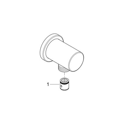 GROHE 27057AL0 - Väggvinkel RAINSHOWER DN 15 grafit