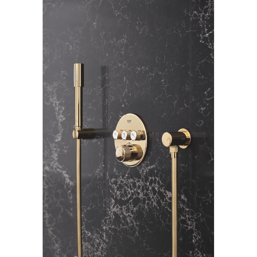 GROHE 27057GL0 - RAINSHOWER vägganslutningsvinkel, guld