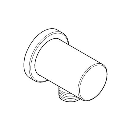 GROHE 27057GN0 - Vägganslutning RAINSHOWER DN 15 borstad guld