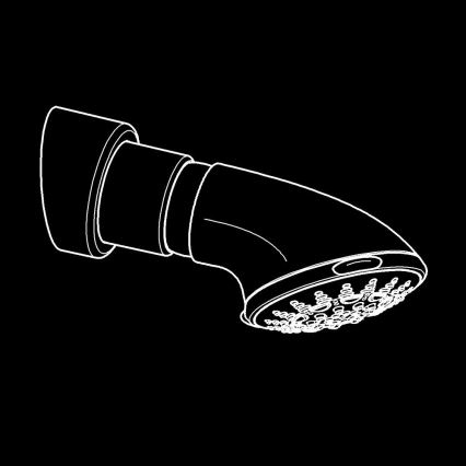 GROHE 27062000 - Duschhuvud RELEXA 100 Five 95 mm blankkrom