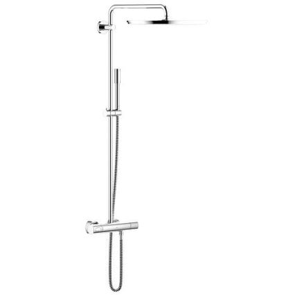 GROHE 27174001 - Duschsystem RAINSHOWER SYSTEM 400 450 mm blank krom
