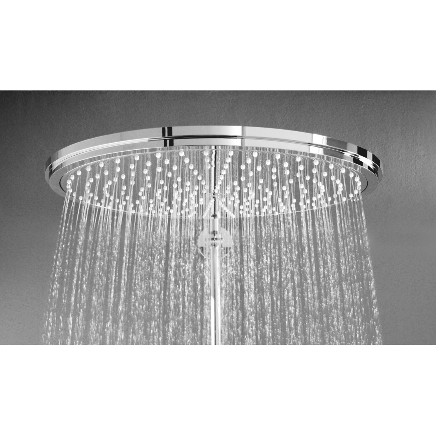 GROHE 27174001 - Duschsystem RAINSHOWER SYSTEM 400 450 mm blank krom