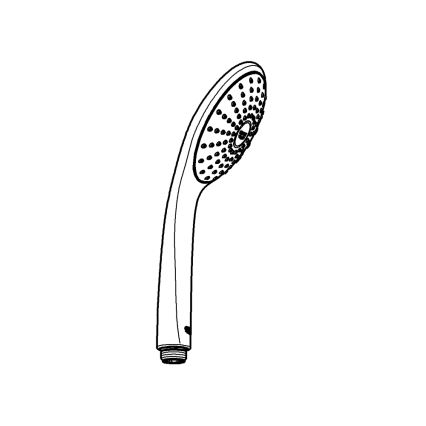 GROHE 27265000 - Handdusch RAINSHOWER 130 polerad krom