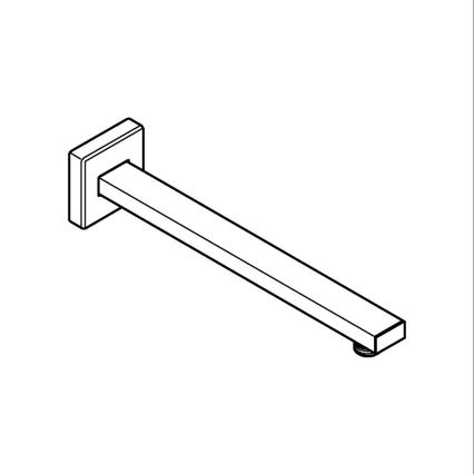 GROHE 27709000 - Duscharm RAINSHOWER 286 mm polerad krom