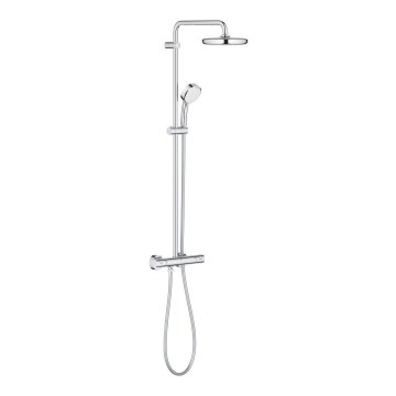 GROHE 27922001 - Duschset med termostatblandare TEMPESTA COSMOPOLITAN 210 i blank krom