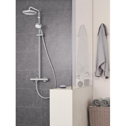 GROHE 27922001 - Duschset med termostatblandare TEMPESTA COSMOPOLITAN 210 blank krom