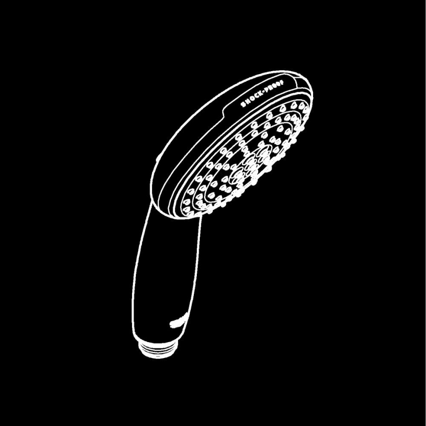 GROHE 27946001 - Handdusch VITALIO START 110 110 mm blank krom