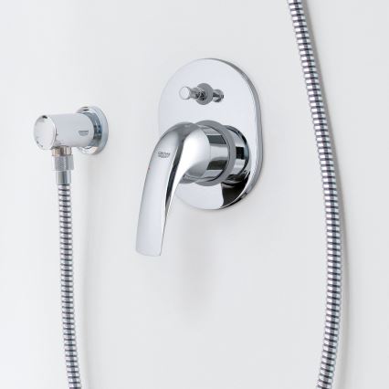 GROHE 29043000 - EUROCUBE badkarsblandare, polerad krom