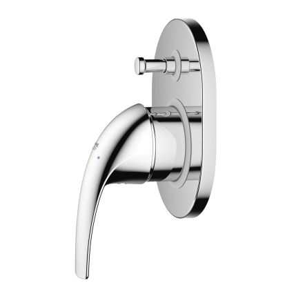 GROHE 29043000 - EUROCUBE badkarsblandare, polerad krom