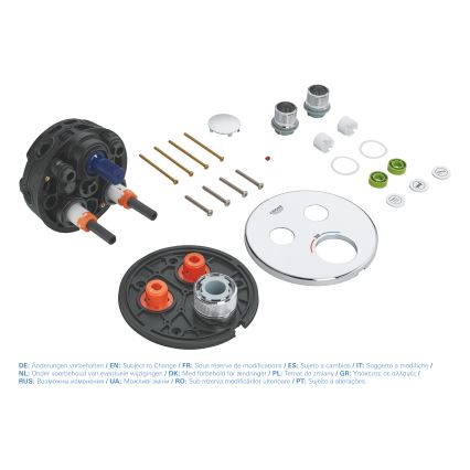 GROHE 29119000 - Termostat GROHTHERM SMARTCONTROL, polerad krom