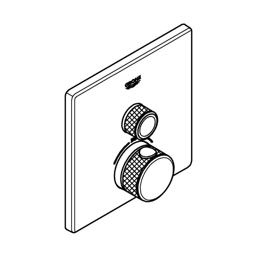 GROHE 29123000 - Termostatisk duschblandare GROHTHERM SMARTCONTROL krom