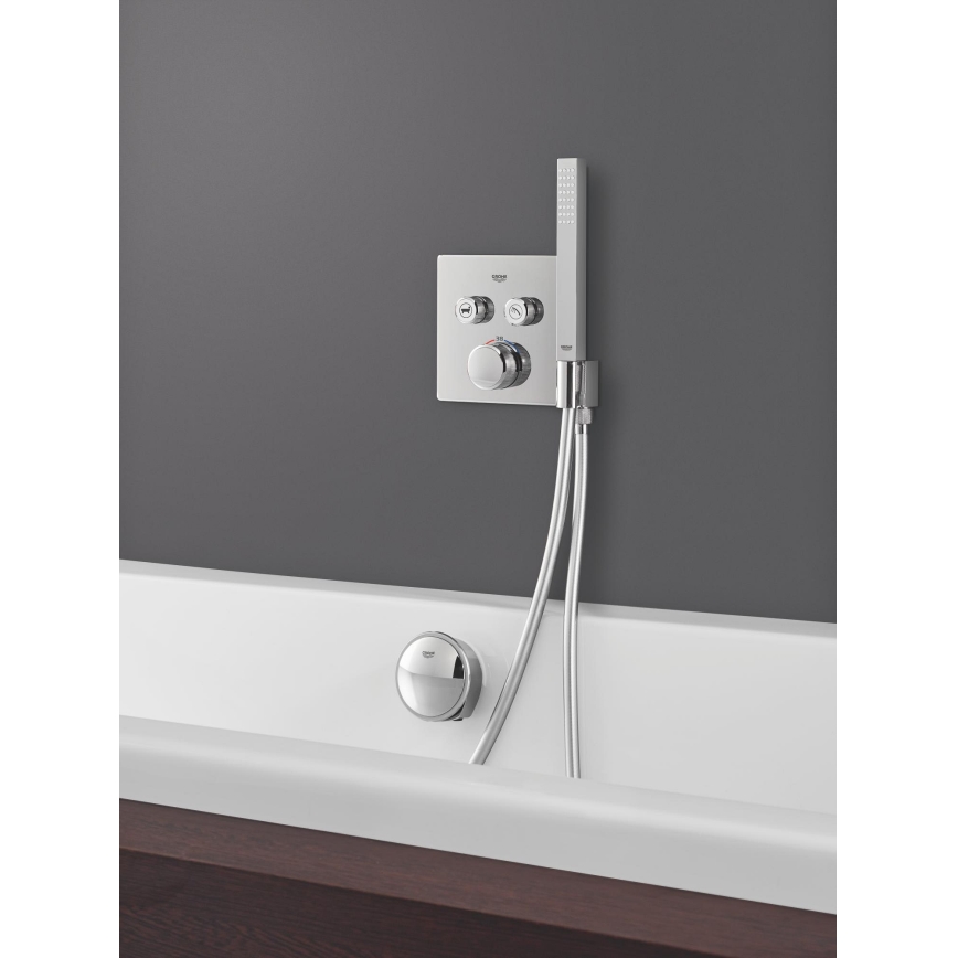GROHE 29125000 - Termostatstyrd badkarsblandare GROHTHERM SMARTCONTROL krom