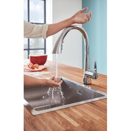 GROHE 30219002 - Elektronisk köksblandare ZEDRA TOUCH, polerad krom