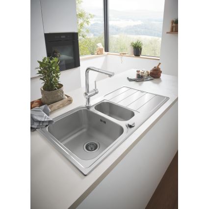 GROHE 30274000 - Diskbänkblandare, L-utlopp, polerad krom