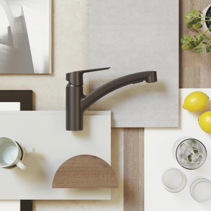 GROHE 303072431 - Köksblandare START 185 × 227 mm svart