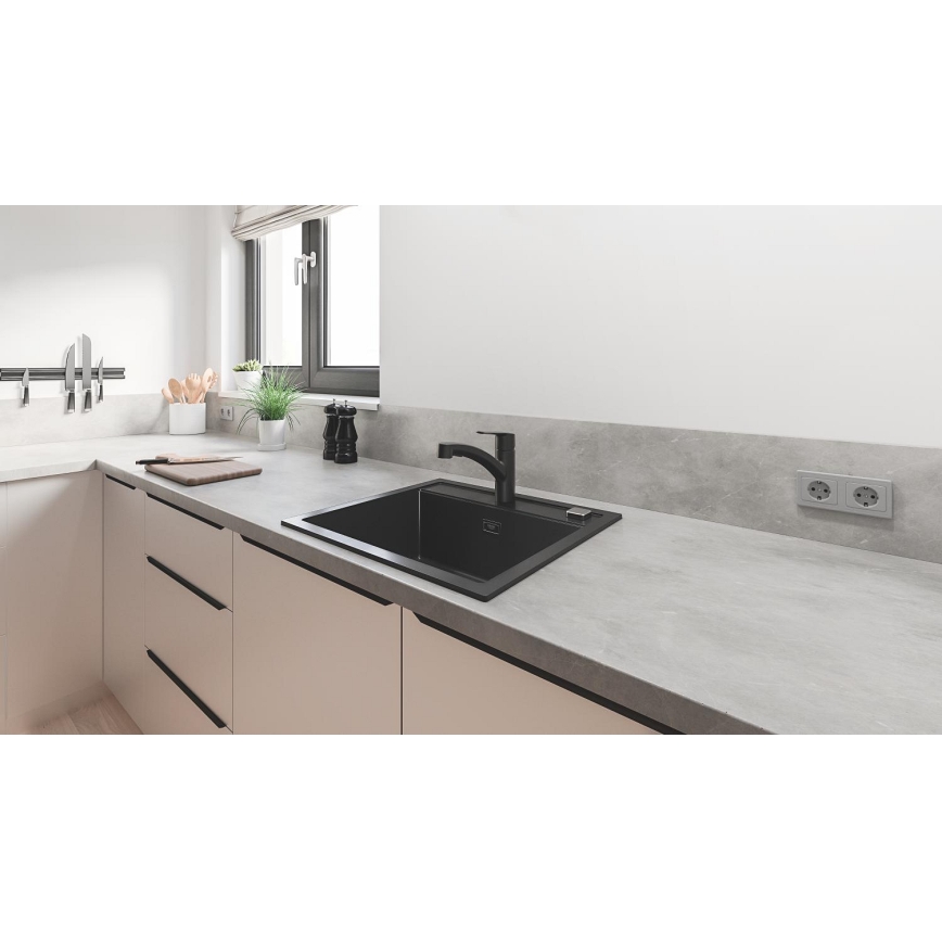 GROHE 303072431 - Köksblandare START 185 × 227 mm svart