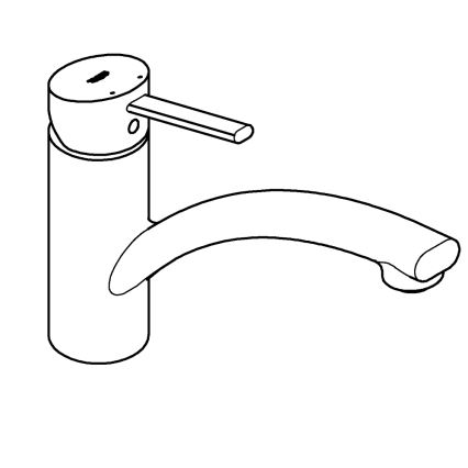 GROHE 30358000 - Köksblandare SWIFT 227 mm polerad krom